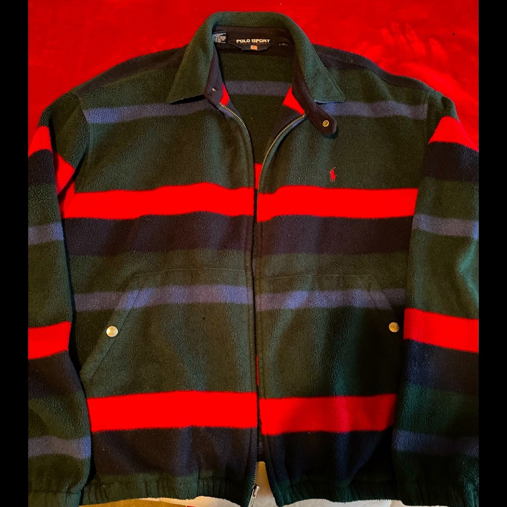 Rare Ralph Lauren Polo - Terry Cloth Jacket Sz XL Beautiful!